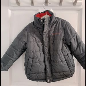 Calvin Klein Kids 3T grey zippered bubble jacket